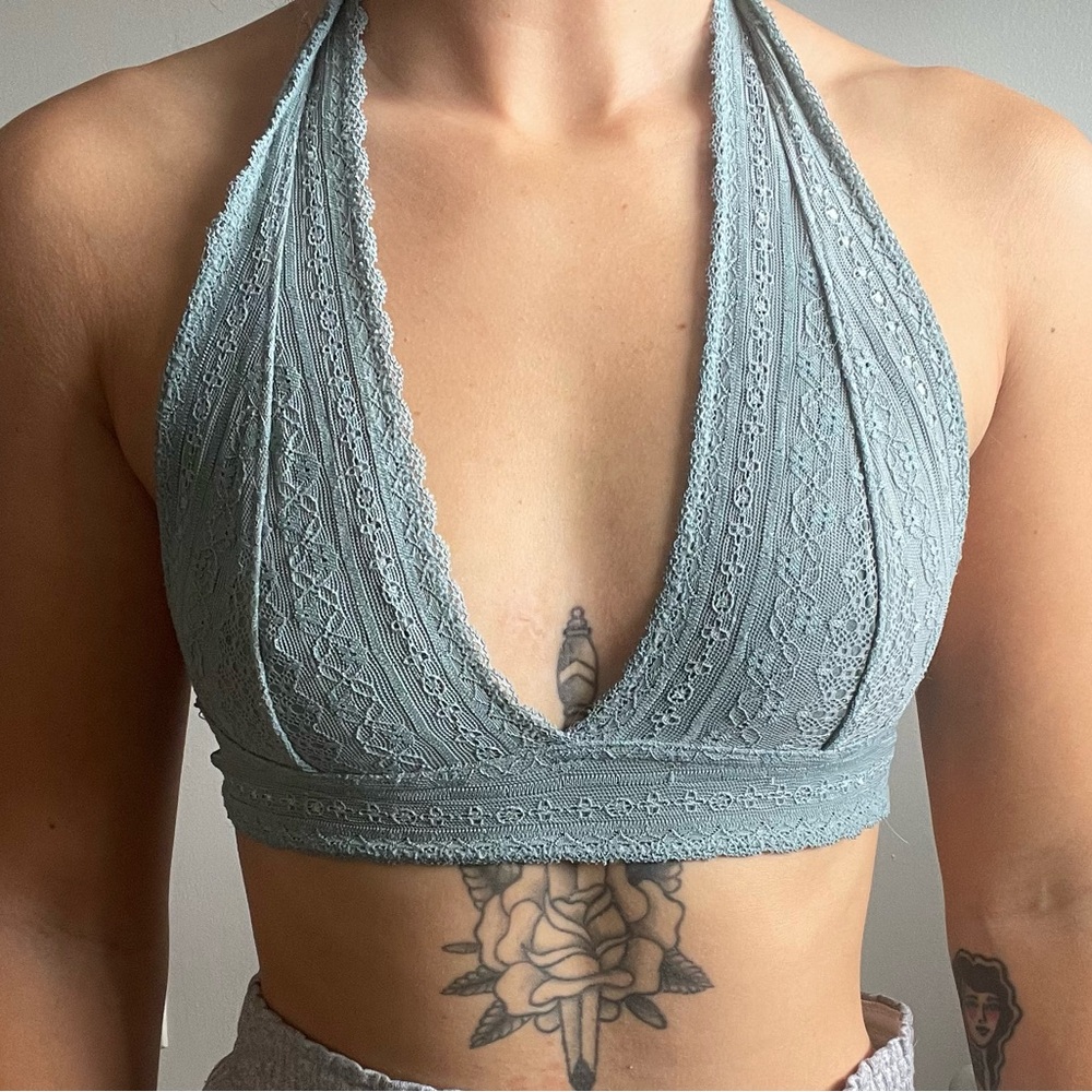 Blue, Small, Bralette